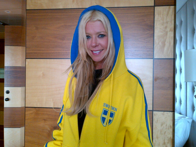 Tara Reid, Stockholm, Pride, Jedward, Sverigebesök